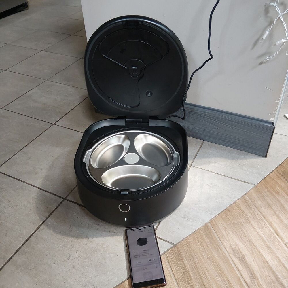 Petlibro Polar Wet Food Cat Pet Feeder Refrigerating Meal Steel Bowl. TESTED